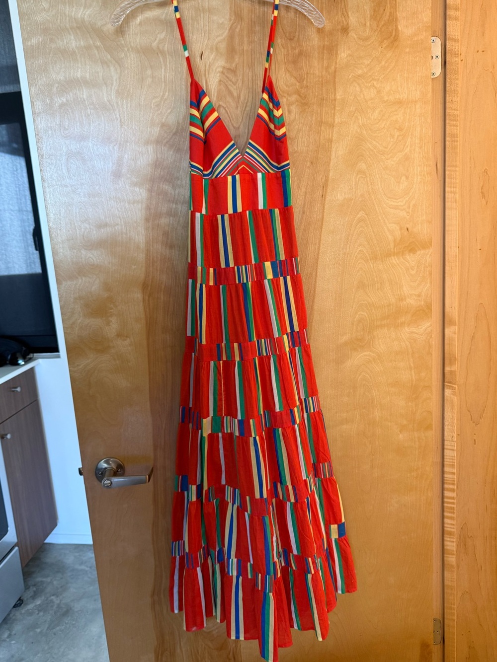 JCrew striped maxi dress - Small